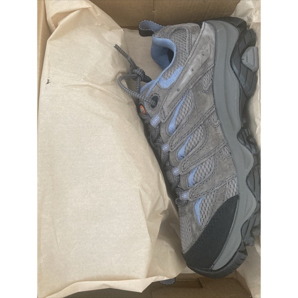 Merrell MOAB 3 Waterproof Womens Sz 7 Granite Grey Blue Hiking Shoes J500160 - Picture 7 of 7
